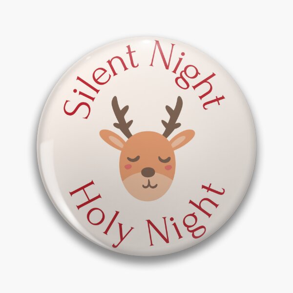 Item preview, Silent Night Holy Night Reindeer designed and sold by oliviajean30.