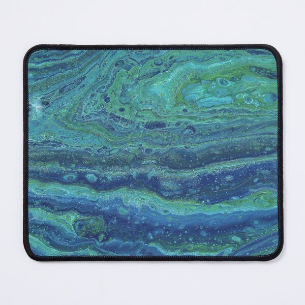 Item preview, Wabash 1 Blue Green Strata Abstract Acyrlic designed and sold by Doug Siegel.