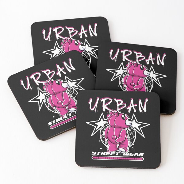 Item preview, Pink Aesthetic Streetwear: Graffiti Bear Design for Trendsetters designed and sold by InfiniteDemand.