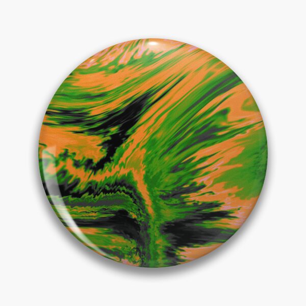 Item preview, Flowing liquid orange green designed and sold by Quoppidou.