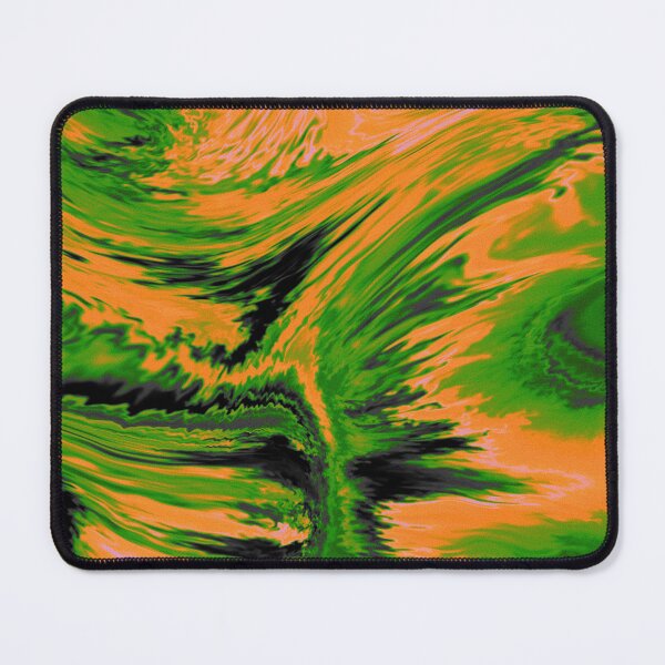 Item preview, Flowing liquid orange green designed and sold by Quoppidou.