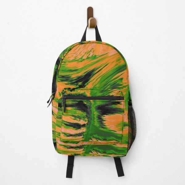 Item preview, Flowing liquid orange green designed and sold by Quoppidou.
