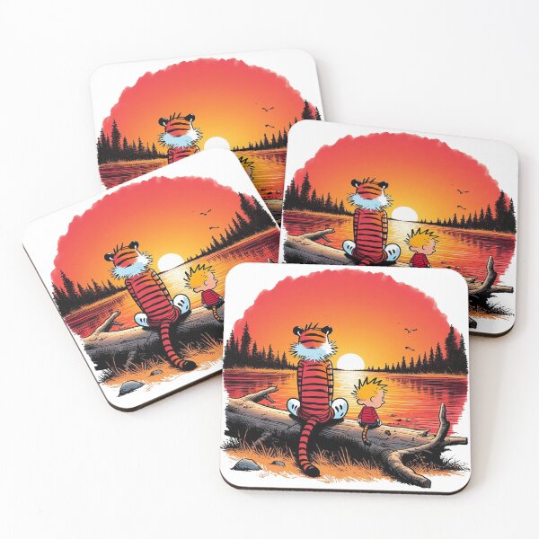 Item preview, Calvin and Hobbs sunset designed and sold by JAMMIN2.