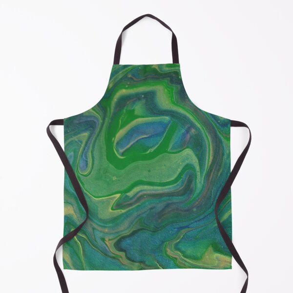 Item preview, Zesty 1 Abstract Green Blue Swirl designed and sold by Doug Siegel.