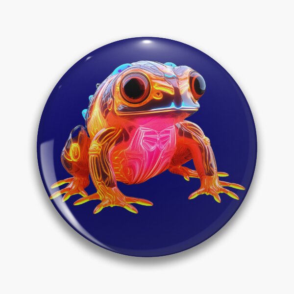 Item preview, Multicolored neon frog designed and sold by Fantasyplus.