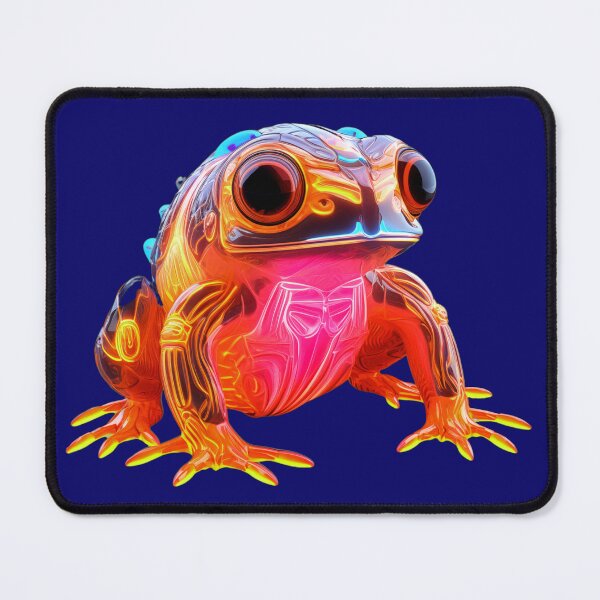 Item preview, Multicolored neon frog designed and sold by Fantasyplus.