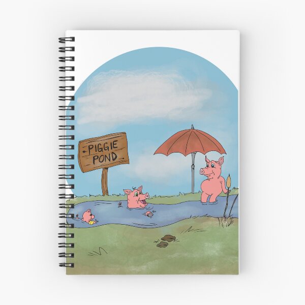 Item preview, PIGGIE dippin… PIGGIE dippin in the PIGGIE pond  designed and sold by Alex’s Art.