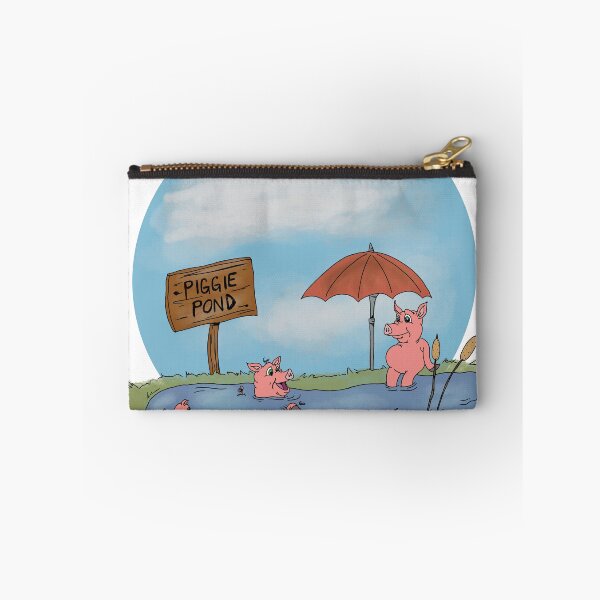 Item preview, PIGGIE dippin… PIGGIE dippin in the PIGGIE pond  designed and sold by Alex’s Art.
