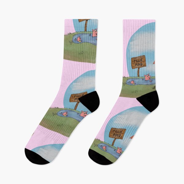 Item preview, PIGGIE dippin… PIGGIE dippin in the PIGGIE pond  designed and sold by Alex’s Art.