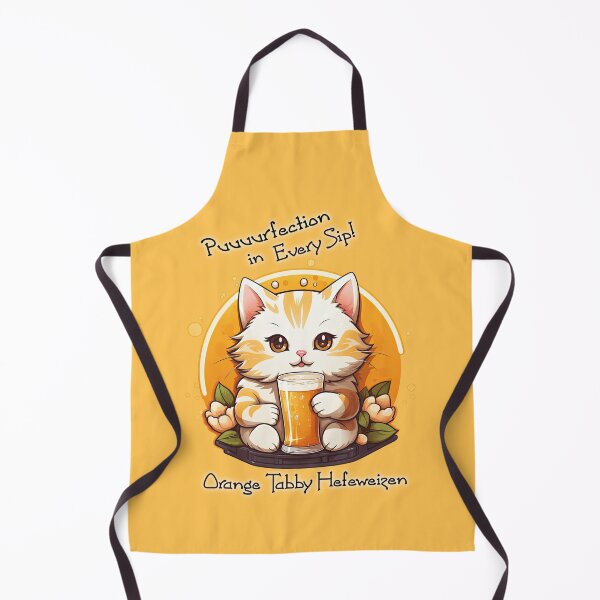 Item preview, Orange Tabby Hefeweizen : Puuurrfection in Every Sip! designed and sold by OriginalBeerCat.
