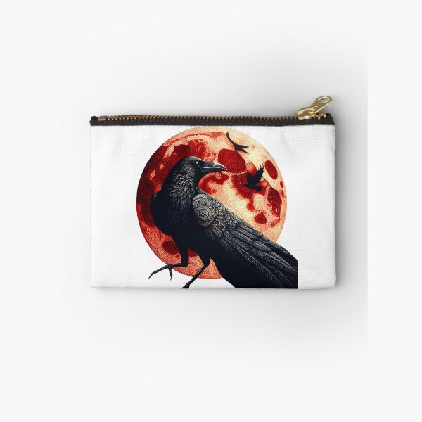 Item preview, In the Shadow of Nobility: Raven Standing Before the Crimson Moon designed and sold by HAKAN YILDIRIM.