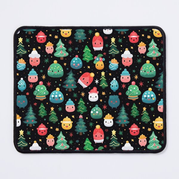 Item preview, Adorable creatures at Christmas at seamless pattern style designed and sold by MilkyBerryShop.