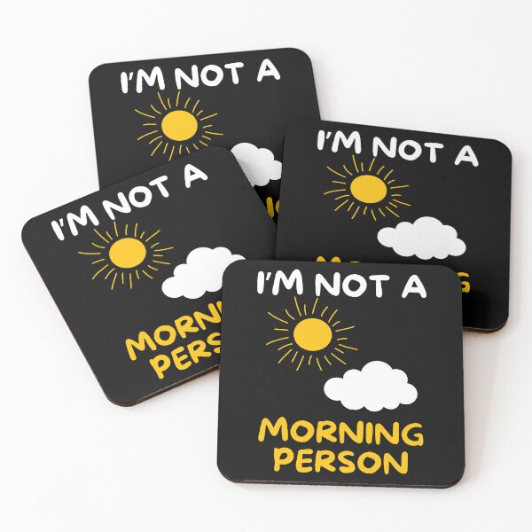 Item preview, I'm not a morning person designed and sold by Gilpro Designs.