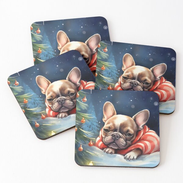 Item preview, Festive Frenchie designed and sold by cute-animals99.