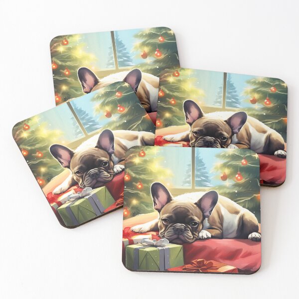 Item preview, Festive Frenchie designed and sold by cute-animals99.
