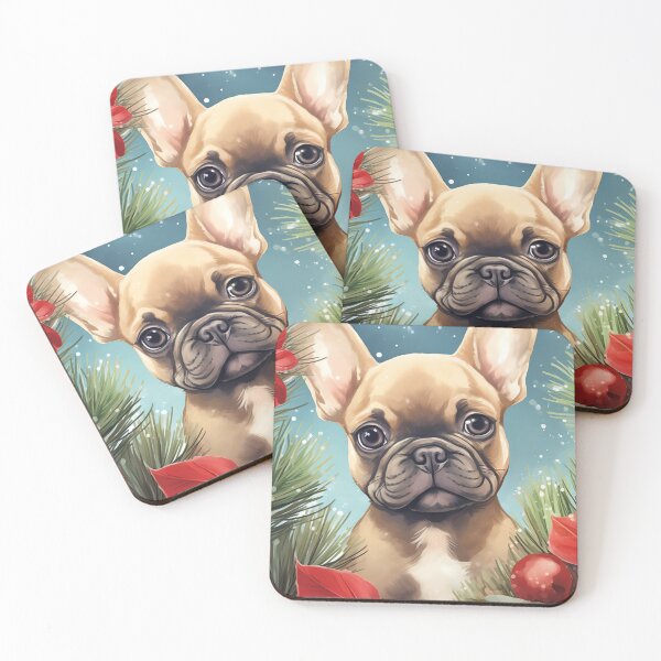 Item preview, Festive Frenchie designed and sold by cute-animals99.