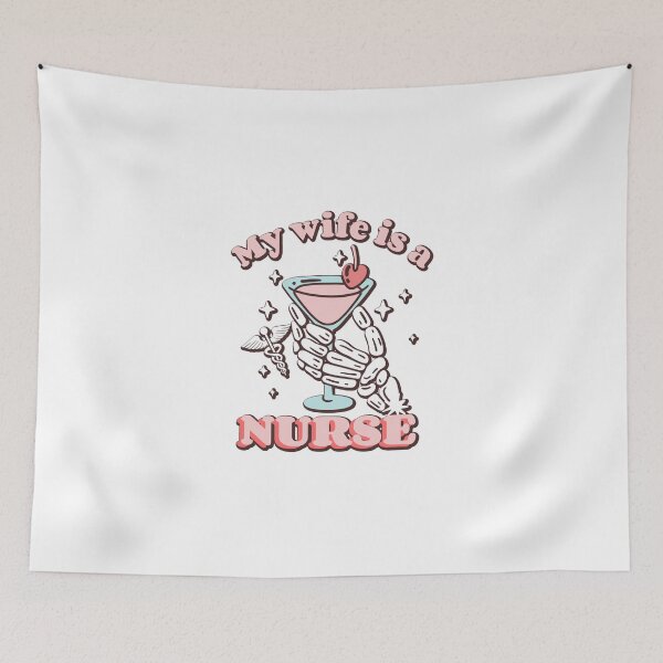 Item preview, My Wife is a Nurse Tshirts, Nurse Husband Design designed and sold by AryaSubramanian.