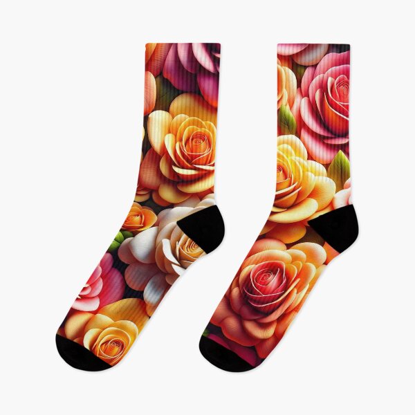Item preview, Summer Vibrance: Full-Bloom 3D Roses Tapestry designed and sold by KNAA.