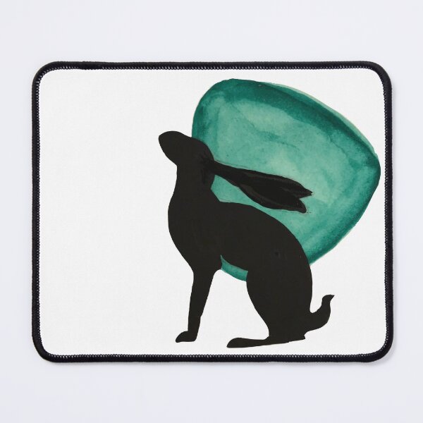 Item preview, Watercolor Rabbit Silhouette  designed and sold by GardenOfWhimsy.