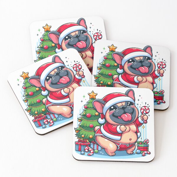 Item preview, Papa bull dog is happy with his candy designed and sold by olopaw.