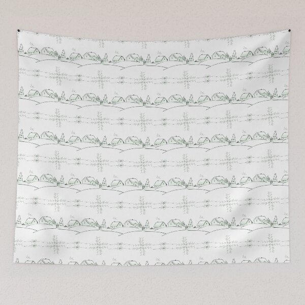 Item preview, Green Christmas Scene designed and sold by oliviajean30.