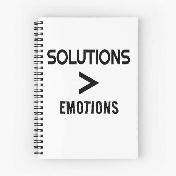 Item preview, Solutions > Emotions  (Solutions greater than Emotions) designed and sold by BuyMe1.