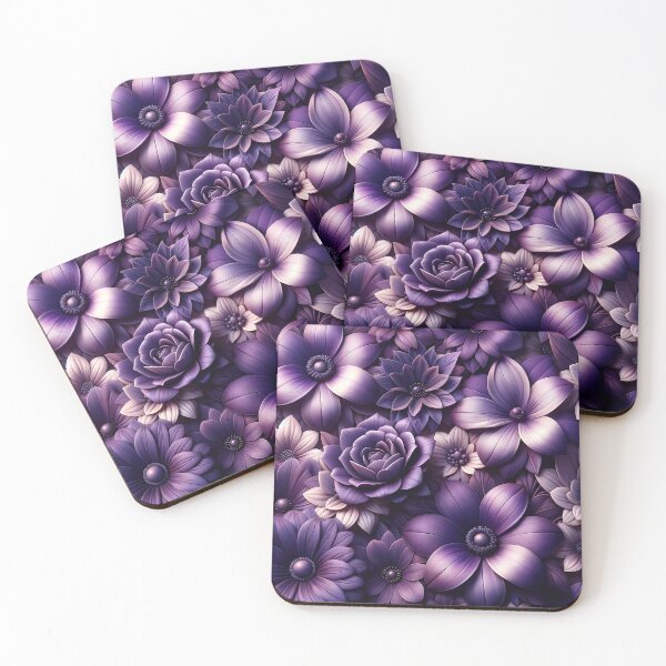 Item preview, Deep Purple Dream: Luxurious Violet Bloom Tapestry designed and sold by KNAA.
