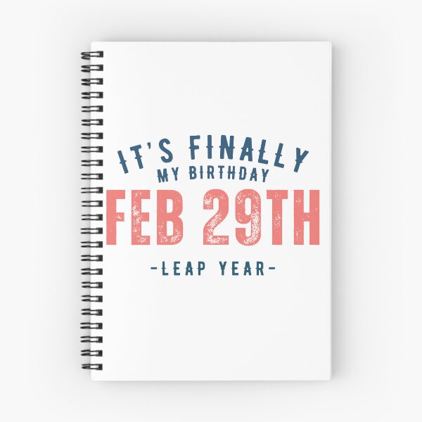Item preview, It's Finally My Birthday Leap Year - Retro Vintage Born on February 29 designed and sold by Sofia Rose Design ⭐️⭐️⭐️⭐️⭐️.