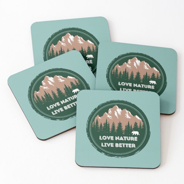 Item preview, Love Nature Live Better designed and sold by WildsideArtShop.