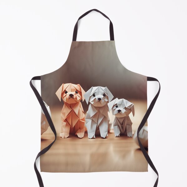 Item preview, Origami Art - Pawsitively Adorable Trio: Three Cute Puppies Stealing Hearts! designed and sold by ArtfulFolds.