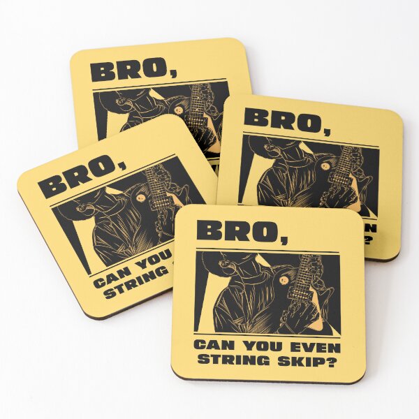 Item preview, BRO, CAN YOU EVEN STRING SKIP? (colored version) designed and sold by B-Sharp-.