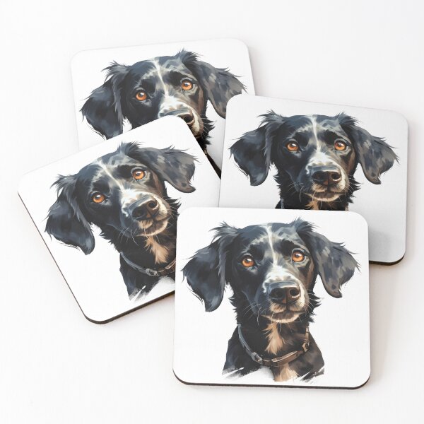 Item preview, Cute black and white dog puppy designed and sold by anetazakova.