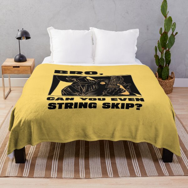 Item preview, BRO, CAN YOU EVEN STRING SKIP? (colored version) designed and sold by B-Sharp-.