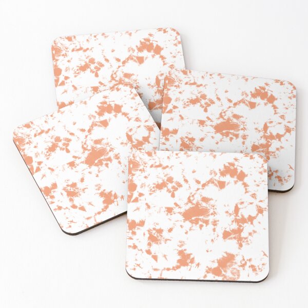 Item preview, Peach orange and white marble - Tie-Dye Shibori Texture designed and sold by marufemia.