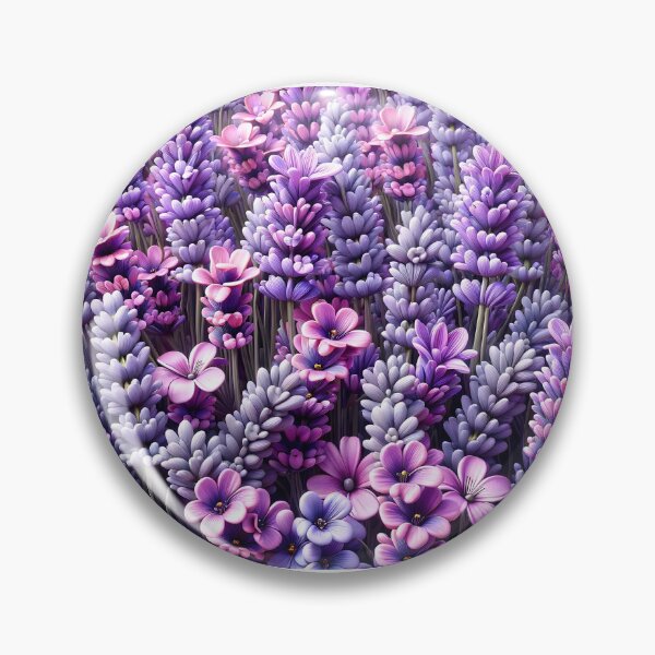 Artikelvorschau, Sommerliches Lavendelfeld: 3D-Blumenspektakel entworfen und verkauft von KNAA.