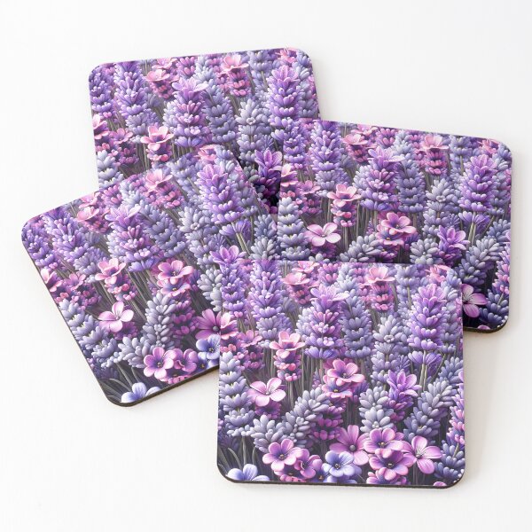 Item preview, Summer Lavender Field: 3D Floral Spectacle designed and sold by KNAA.