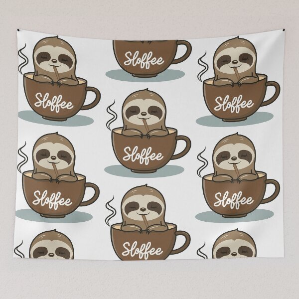 Item preview, Sloffee Rituals: Sip, Relax, Slothfully Repeat designed and sold by EmeraldeaArt.