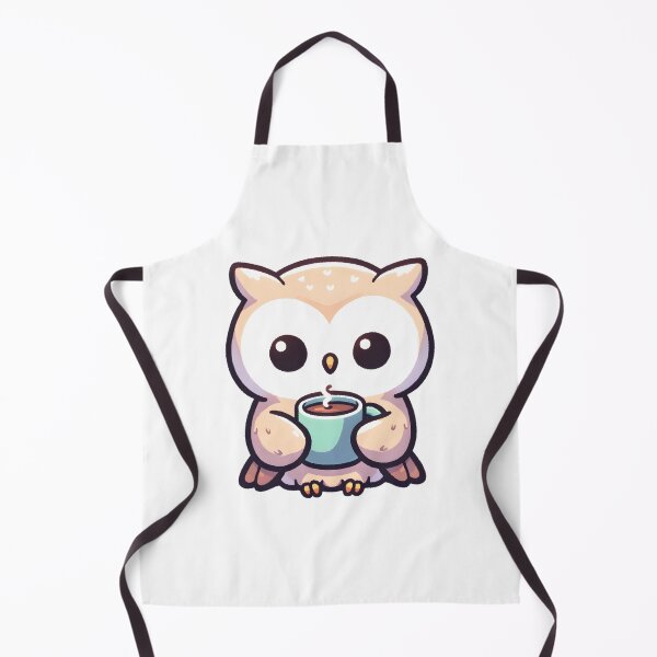 Item preview, Owl Savoring a Warm Cup of Coffee designed and sold by UmbrellaStudio1.