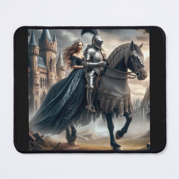 Item preview, Knight and the maiden on horse designed and sold by SeeingBeyond.