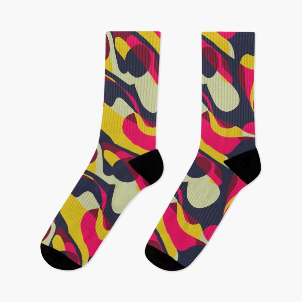 Item preview, Abstract Retro Swirls in Bold Colors designed and sold by Varadar.