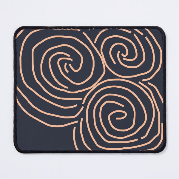 Item preview, Celtic Spiral Irish Roots Peach Fuzz Line Drawing Newgrange designed and sold by ellenhenry.