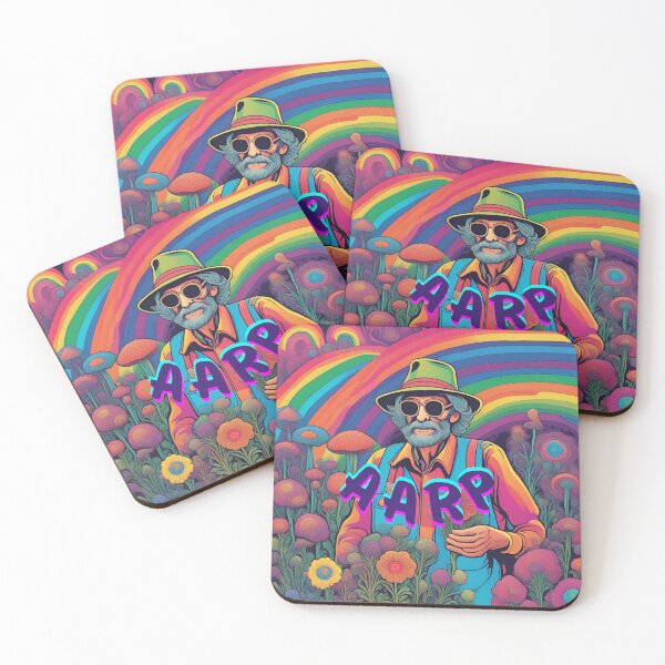 Item preview, Aarp Grandpa picks flowers in the garden designed and sold by SweetRossel.