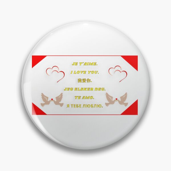 Item preview, I love you in 6 languages designed and sold by janjacbu.