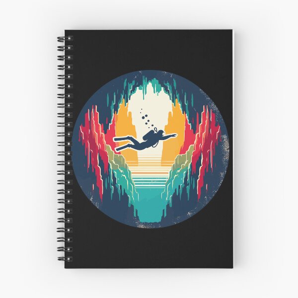 Item preview, Retro Cave Diving Explore Adventure designed and sold by TomFrontierArt.