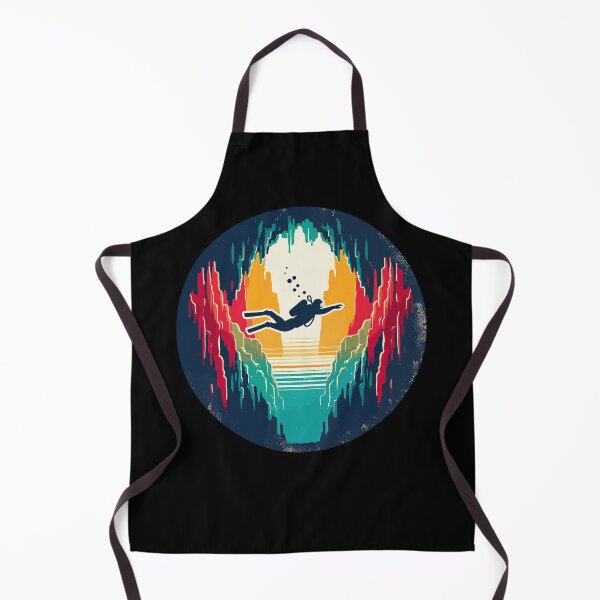 Item preview, Retro Cave Diving Explore Adventure designed and sold by TomFrontierArt.