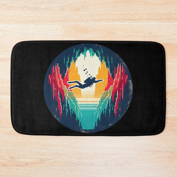 Item preview, Retro Cave Diving Explore Adventure designed and sold by TomFrontierArt.