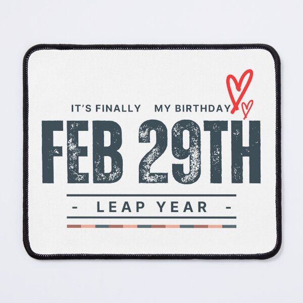 Item preview, It's Finally My Birthday Leap Year - Retro Vintage Born on February 29 designed and sold by Sofia Rose Design ⭐️⭐️⭐️⭐️⭐️.