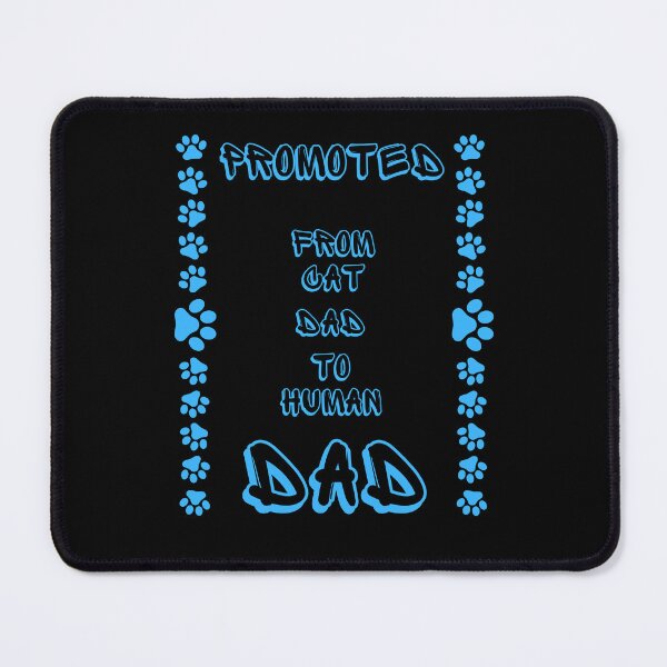 Item preview, Promoted From Cat Dad To Human Dad : Welcoming Fatherhood Tee designed and sold by AI-volution.