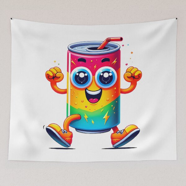 Item preview, Dancing Food: dancing energy drink designed and sold by CreativeSparkzz.