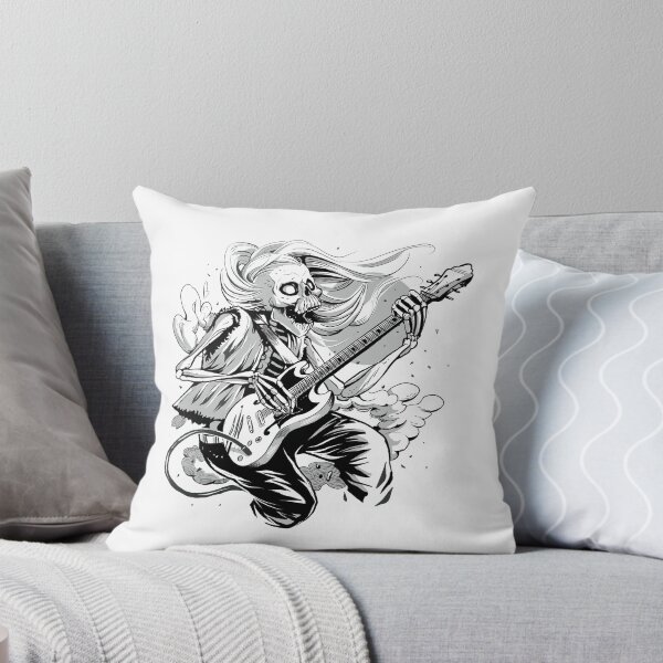 Item preview,  Skeleton Playing Guitar Rock And Roll Graphic Band designed and sold by DrawHandArt.